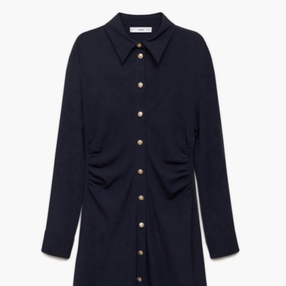 Mango Dresses & Skirts - NWOT MANGO Sailor Longsleeve Shirt Dress